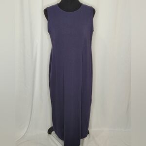 Eileen Fisher Stretch Cotton Jersey Tank Dress - Size XS